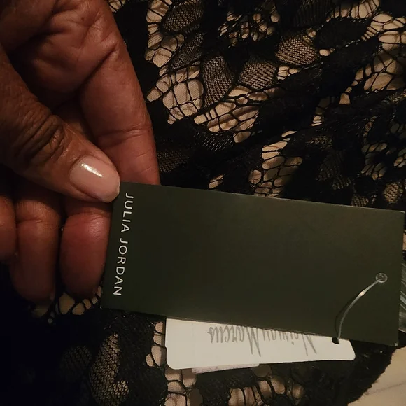 Julia Jordan lace  black jumpsuit - Picture 6 of 9